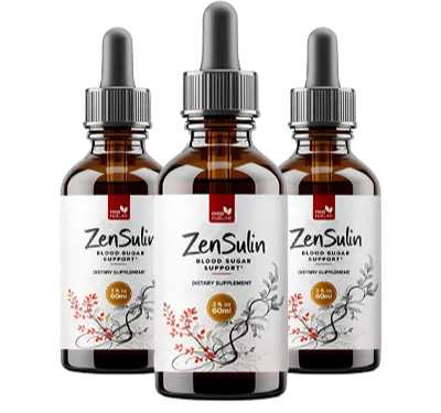 ZenSulin natural dietary supplement bottles