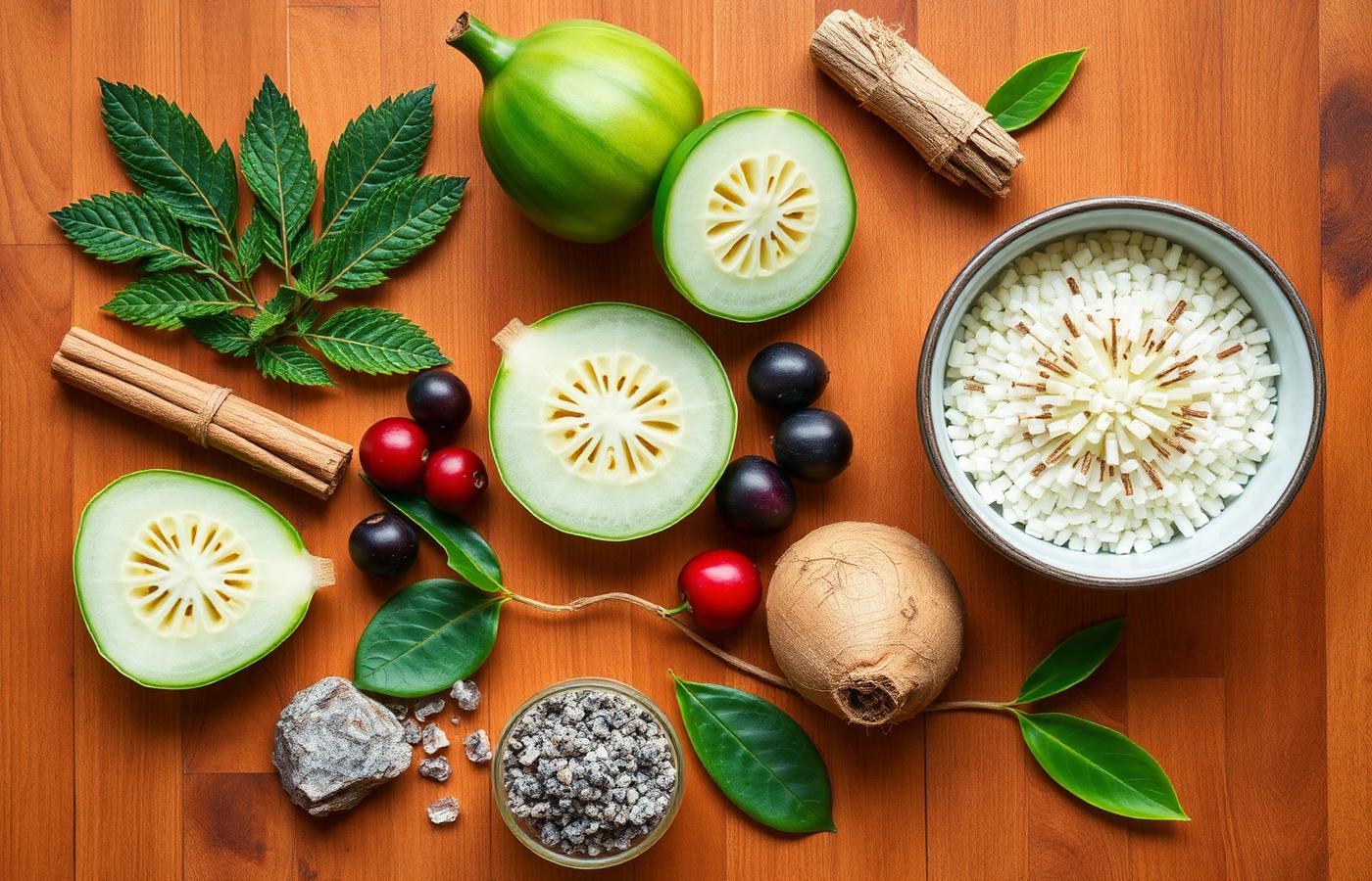 Natural botanical ingredients used in the ZenSulin formula